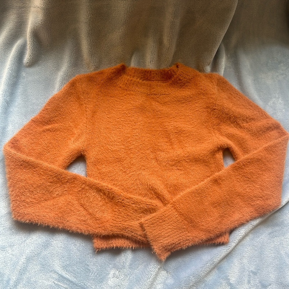 Urban Outfitters Fuzzy Cropped Sweater GUC xs